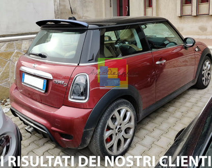 Dettagli su  SPOILER POSTERIORE SUL TETTO LOOK SPORTIVO PER MINI COOPER R56