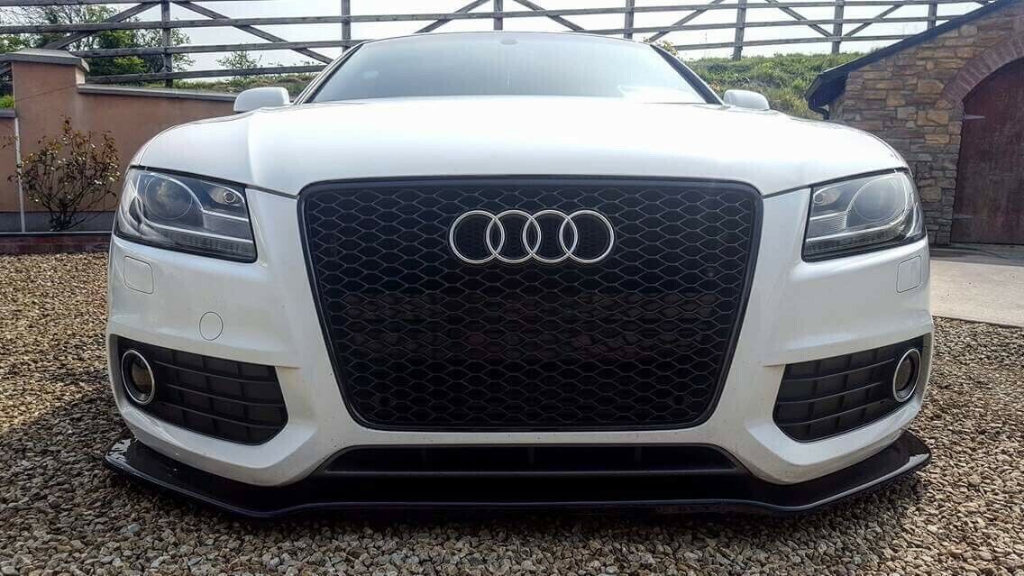 AUDI A5 COUPE SPORTBACK 2007-2011 SPLITTER SPOILER SOTTO PARAURTI ANTERIORE RS5 AUTOELEGANCERICAMBI
