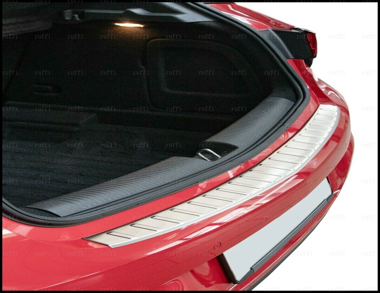 REAR HOOD PROTECTION FOR OPEL ASTRA K 2015+ STAINLESS STEEL CHROME MOULDING