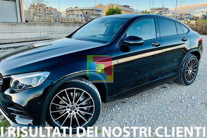 💪PEDANE LATERALI SOTTOPORTA PER MERCEDES GLC X253 C253 COUPE C253 2015-2019💪