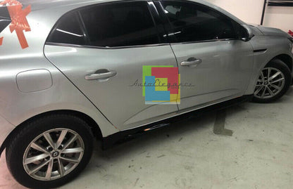 RENAULT MEGANE 4 IV 2015-2021 SIDE SKIRTS UNDER DOOR RS ABS / PLASTIC