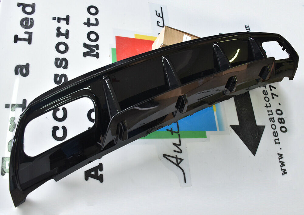 MERCEDES CLASSE A W176 2012-2018 DIFFUSORE NERO LOOK AMG A45 IN ABS / PLASTIC