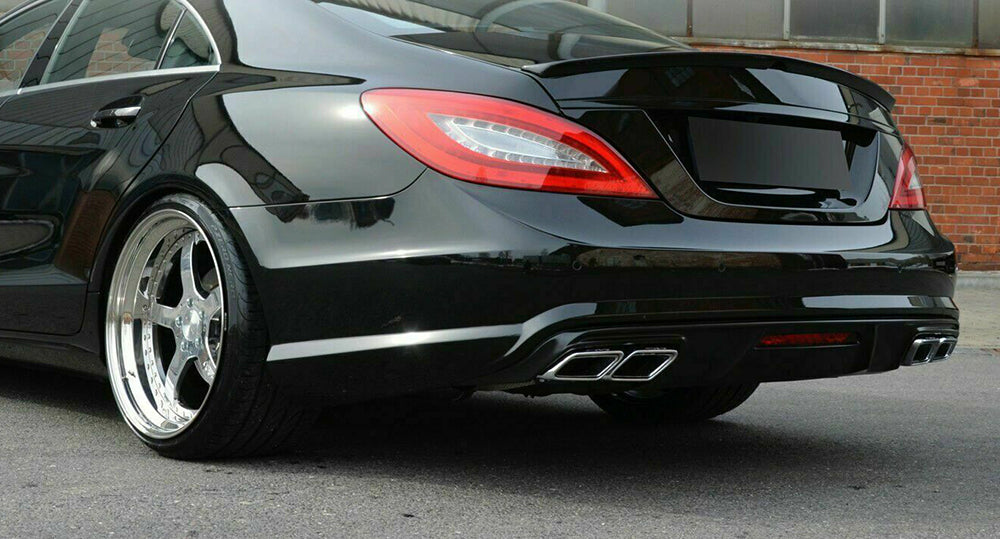 MERCEDES CLS W218 2010+ AMG LOOK GLOSS BLACK REAR HOOD SPOILER