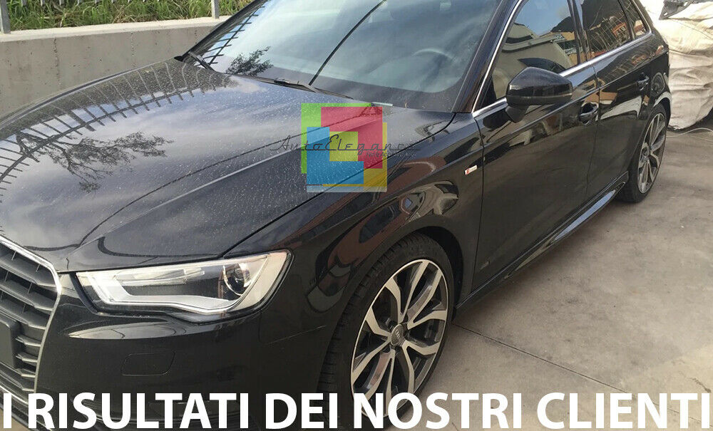 SIDE SKIRTS FOR A3 8V SPORTBACK 12-19 UNDER DOOR SPOILER ABS 0082