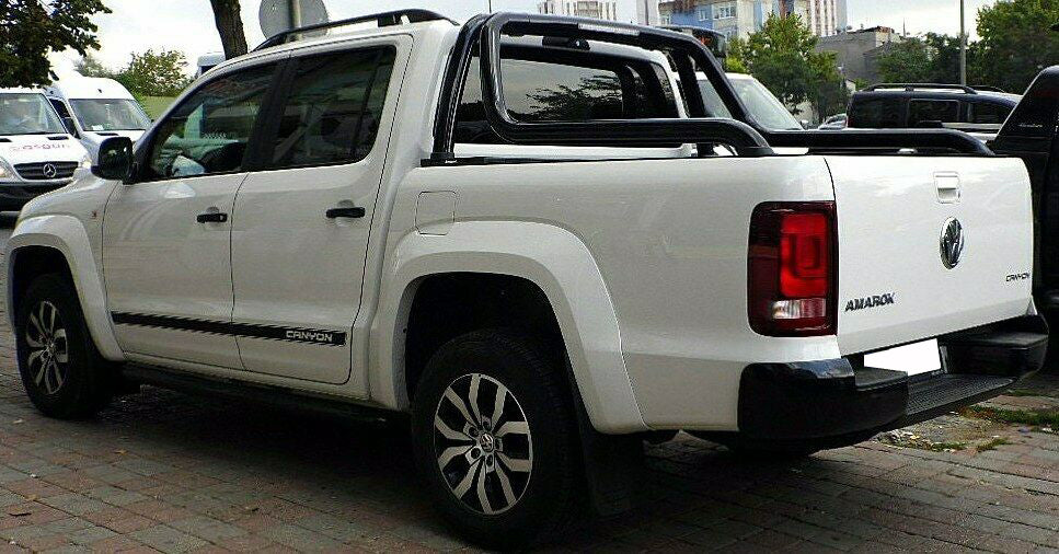 VW AMAROK 2010- BARRE SUL TETTO MANCORRENTI NERI PORTAPACCHI