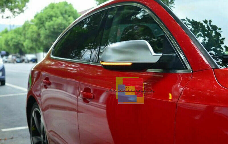 AUDI A4 B8 2011-2015 FRECCE LED DINAMICHE CON SPECCHI LATERALI SATINATI SLINE AUTOELEGANCERICAMBI
