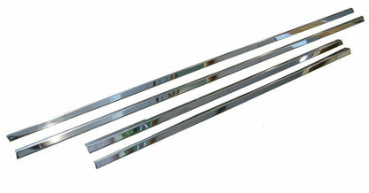 CORNICE FINESTRINI CROMATA VW GOLF 6 VI MODANATURE ADESIVE 3M ACCIAIO 4PZ AUTOELEGANCERICAMBI