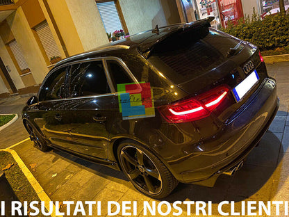 MINIGONNE LATERALI PER AUDI A3 8V SPORTBACK 2012-2019 SOTTO PORTA S3 SLINE ABS