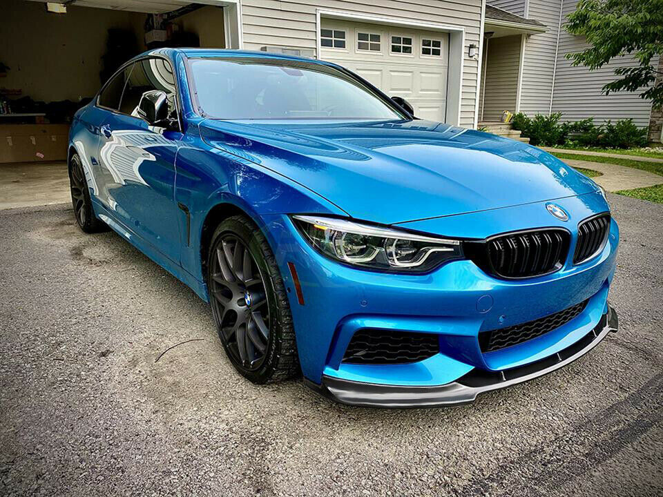 SPLITTER BMW SERIE 4 F32 F33 F36 SPOILER SOTTO PARAURTI ANTERIORE SPORTIVO PER PARAURTI M