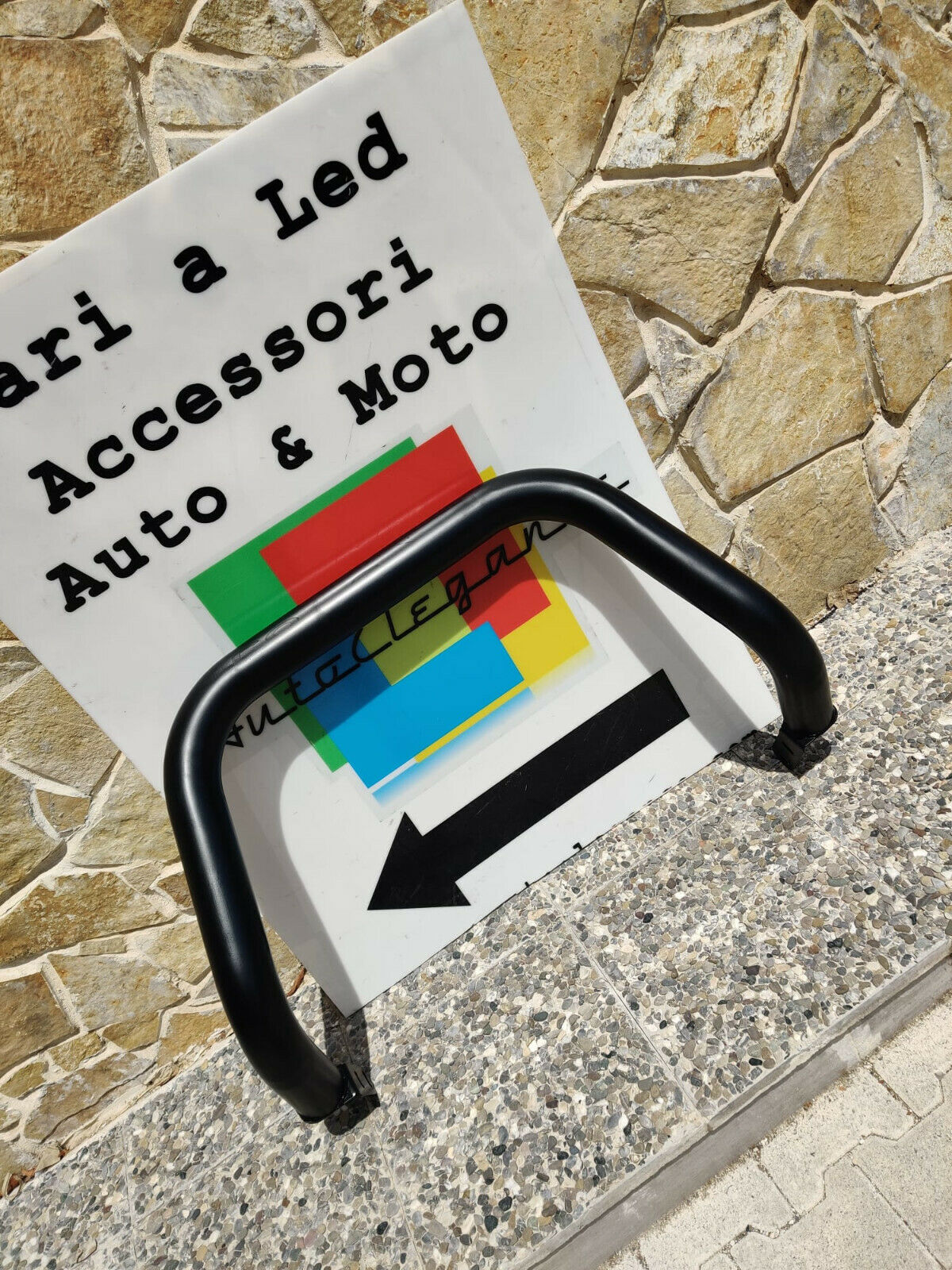 BULL BAR NERO ADATTO A FORD RANGER TK 2015+ SOTTO PARAURTI ANTERIORE AUTOELEGANCERICAMBI