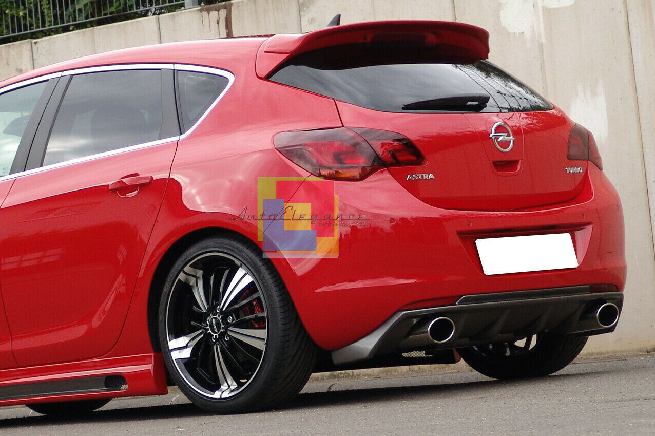 SOTTO PARAURTI POSTERIORE OPEL ASTRA J 2009-2014 5 PORTE DIFFUSORE ABS
