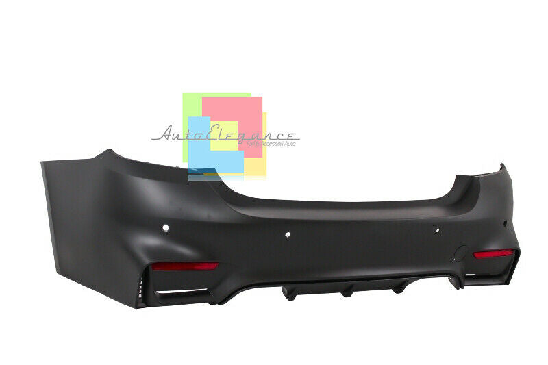 BMW SERIE 4 F36 GRAN COUPE 2013- PARAURTI POSTERIORE COMPLETO LOOK M4 AUTOELEGANCERICAMBI
