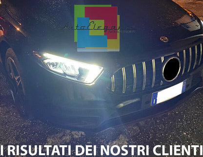 GRIGLIA ANTERIORE MERCEDES CLASSE A W177 2018+ CALANDRA AMG PROFILI CROMO 0067