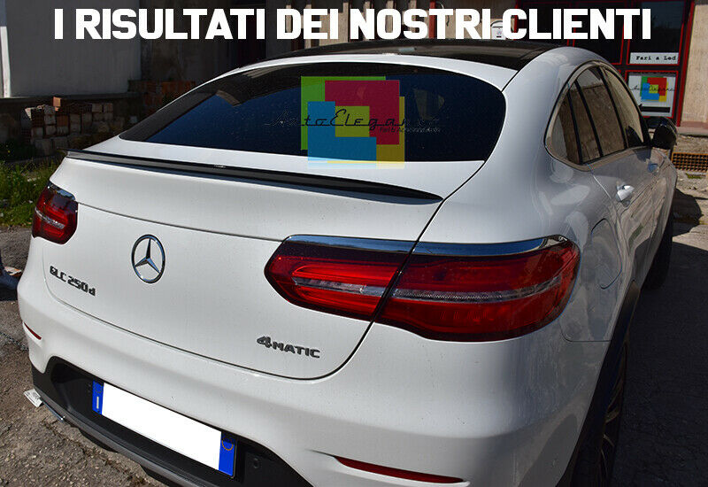 SPOILER POSTERIORE SUL COFANO MERCEDES GLC COUPE C253 2015+ TOP QUALITA' ABS .-