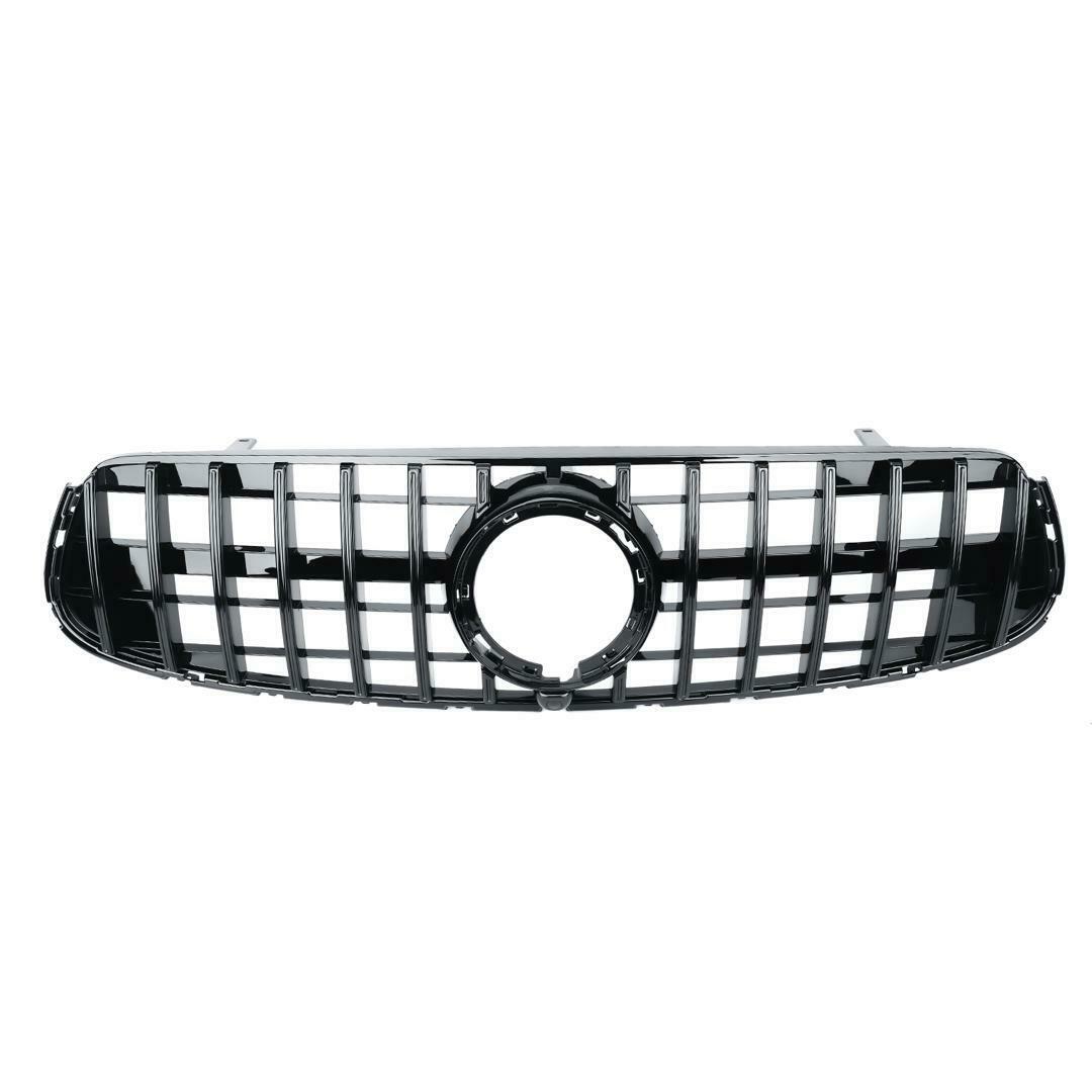 GRIGLIA ANTERIORE MERCEDES GLC C253 X253 2019+ FACELIFT PROFILI NERI PANAMERICA