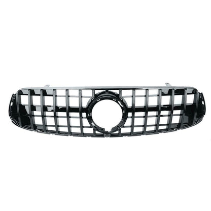 GRIGLIA ANTERIORE MERCEDES GLC C253 X253 2019+ FACELIFT PROFILI NERI PANAMERICA