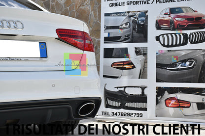 AUDI A4 B8 8K BERLINA 2012+ LIFT DIFFUSORE SOTTO PARAURTI POSTERIORE AUTOELEGANCERICAMBI