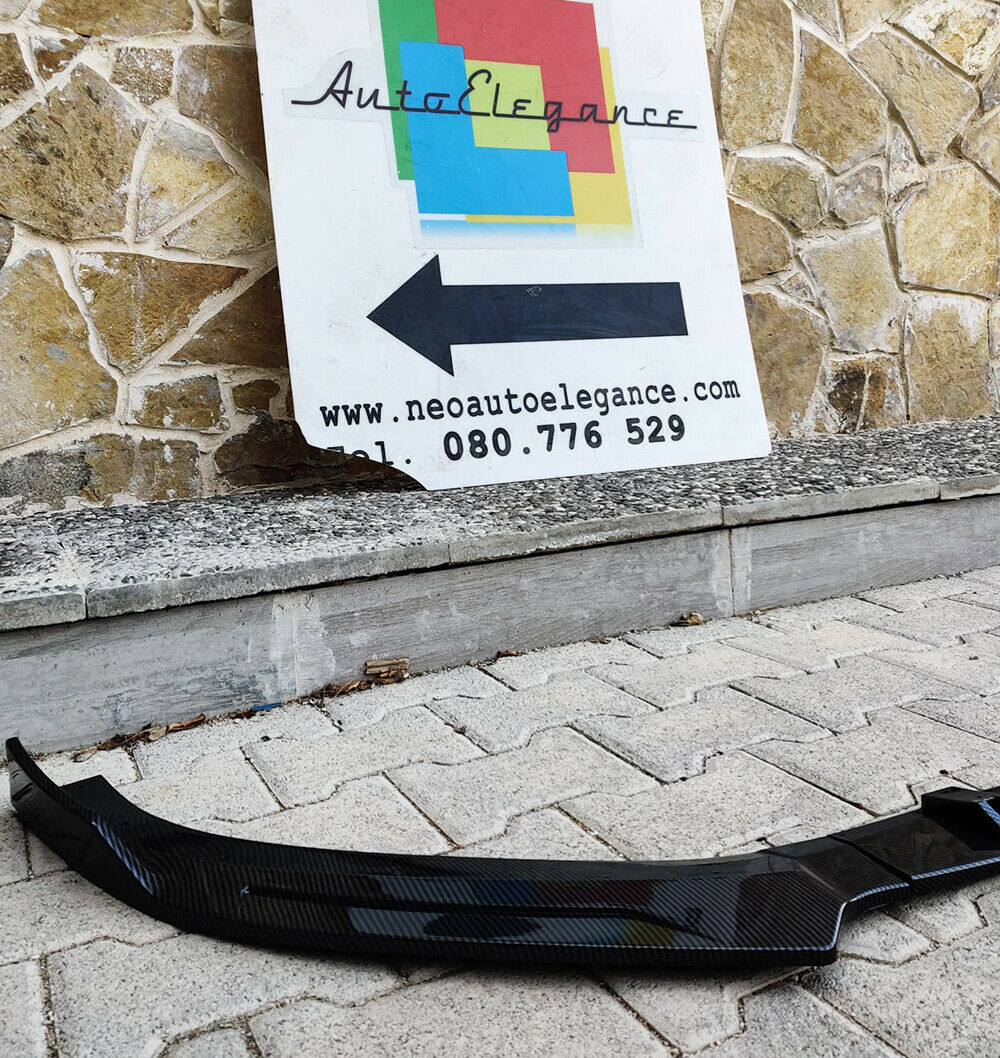 AUDI A3 8V SLINE ABS CARBON LOOK SPOILER UNDER BUMPER RS3 S3