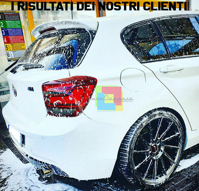 SPOILER POSTERIORE SUL TETTO BMW SERIE 1 F20 F21 2011+ LOOK M TECH IN ABS