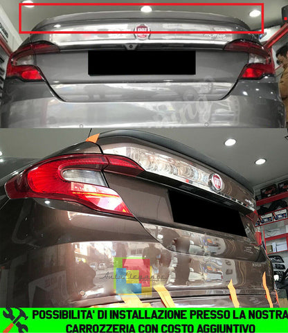 FIAT TIPO BERLINA 2015+ SPOILER POSTERIORE SUL COFANO LOOK SPORTIVO IN ABS
