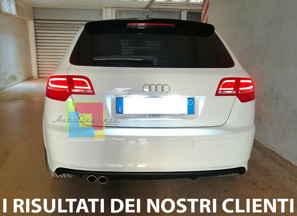 AUDI A3 8P SPORTBACK 5 PORTE 05-08 DIFFUSORE POSTERIORE S3 SOTTO PARAURTI 0263 AUTOELEGANCERICAMBI