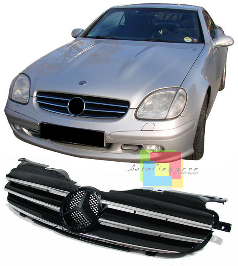 MERCEDES SLK R170 1996-2004 GRIGLIA ANTERIORE DESIGN AMG MASCHERINA .-