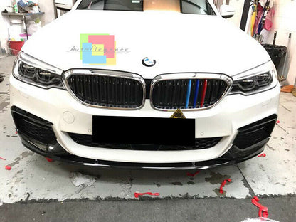 BMW SERIE 5 G30 G31 SOTTO PARAURTI ANTERIORE SPOILER ABS M-SPORT NERO LUCIDO AUTOELEGANCERICAMBI