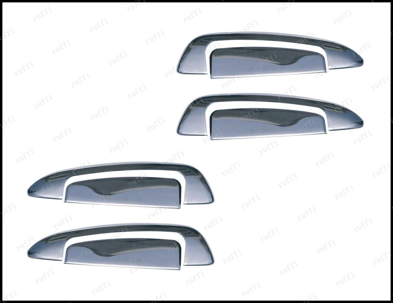 COPRI MANIGLIE CROMATE PER FIAT GRANDE PUNTO PUNTO EVO INOX CROMATE AUTOELEGANCERICAMBI