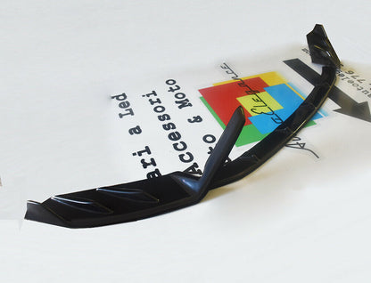 SEAT LEON 5F SPOILER FR UNDER FRONT BUMPER ABS GLOSSY BLACK SPLITTER BLADE