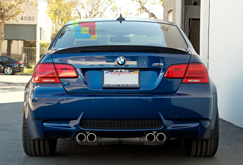 SPOILER POSTERIORE SUL COFANO BMW SERIE 3 E92 LOOK M SPORT NERO LUCIDO