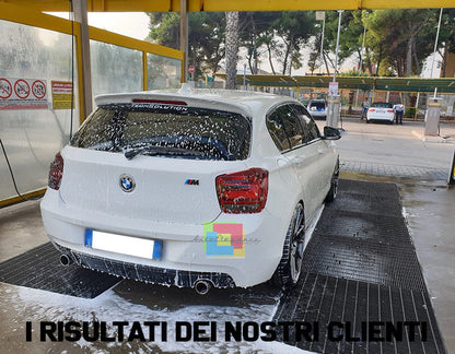 SPOILER POSTERIORE SUL TETTO BMW SERIE 1 F20 F21 2011+ LOOK M TECH IN ABS