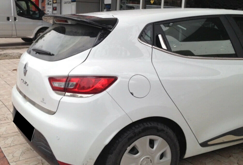 RENAULT CLIO MK4 4 2012-2018 ROOF SPOILER SPORT LOOK ABS GLOSS BLACK