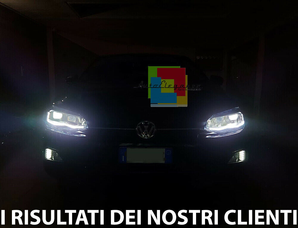 VW POLO AW1 2017 IN POI COPPIA FARI ANTERIORI FRECCE DINAMICHE FULL LED