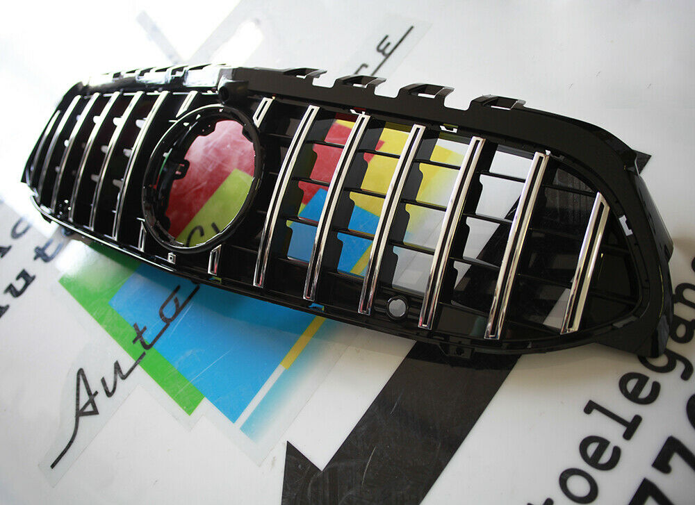 GRIGLIA ANTERIORE MERCEDES CLASSE A W177 2018+ CALANDRA AMG PROFILI CROMO 0067