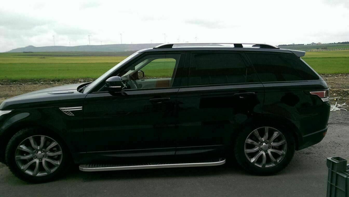 BARRE SUL TETTO MANCORRENTI PER RANGE ROVER SPORT L494 2013+ SATINATI 0215 AUTOELEGANCERICAMBI