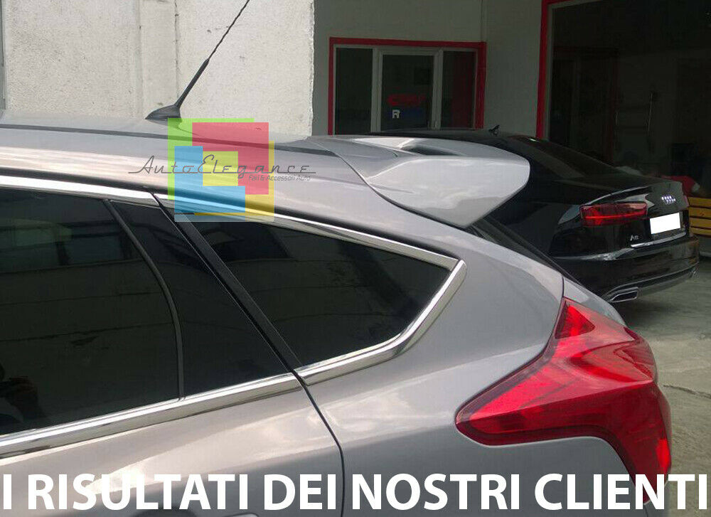 SPOILER POSTERIORE SUL TETTO FORD FOCUS MK3 5 PORTE LOOK ST TERZO STOP LED ABS