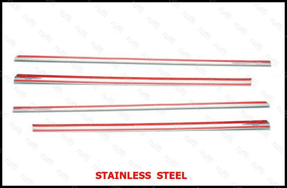 CORNICE FINESTRINI CROMATA VW GOLF 6 VI MODANATURE ADESIVE 3M ACCIAIO 4PZ AUTOELEGANCERICAMBI