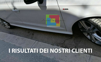 MINIGONNE LATERALI PER AUDI A3 8V SPORTBACK 2012-2019 SOTTO PORTA S3 SLINE ABS