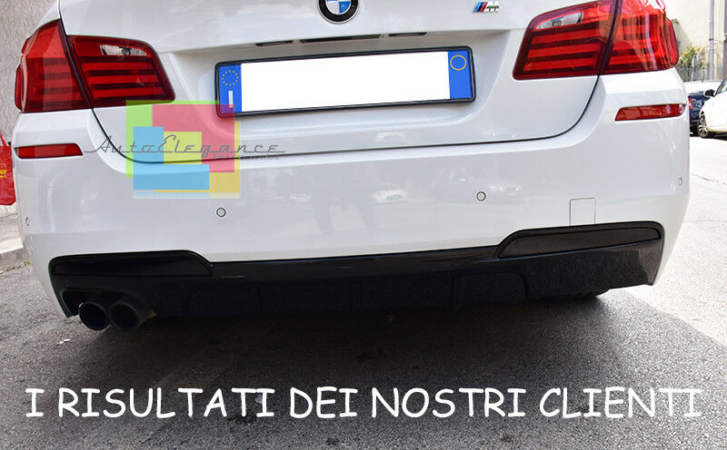 BMW F10 2010+ SOLO PER PARAURTI PACCHETTO M DIFFUSORE POSTERIORE IN ABS AUTOELEGANCERICAMBI