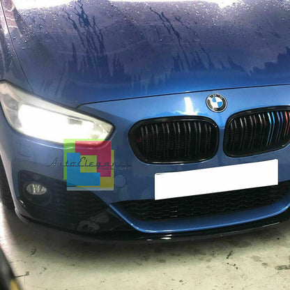 SOTTO PARAURTI ANTERIORE BMW SERIE 1 F20 F21 2015-2018 SPLITTER NERO LUCIDO 0083