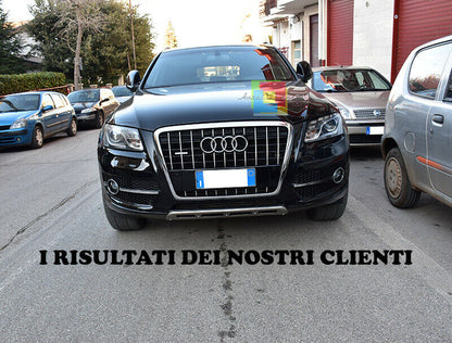 SIDE FOG LIGHT GRILLS SUITABLE FOR AUDI 85 2008-2012 RS HONEYCOMB DESIGN 0156