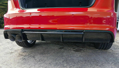 SOTTO PARAURTI AUDI A3 8V SPORTBACK SLINE 2012-2015 DIFFUSORE NERO LUCIDO