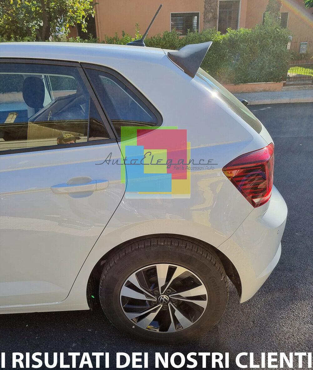 SPOILER POSTERIORE SUL TETTO PER VW POLO AW1 2017+ ABS / PLASTIC ALETTONE