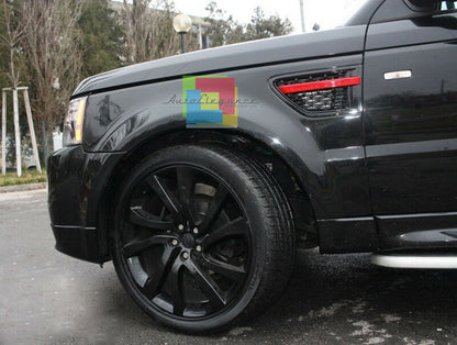 LAND ROVER RANGE ROVER SPORT 05-08 GRIGLIA ANTERIORE + LATERALI NERO / ROSSO