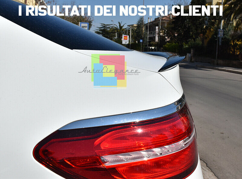SPOILER POSTERIORE SUL COFANO PER MERCEDES GLC COUPE C253 2015 IN POI ABS AMG