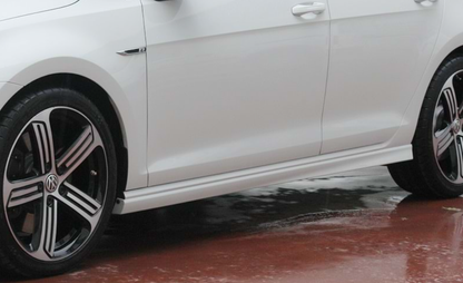 VW GOLF 7 VII 2012-2019 SIDE SKIRTS UNDER DOOR ABS LOOK R RLINE