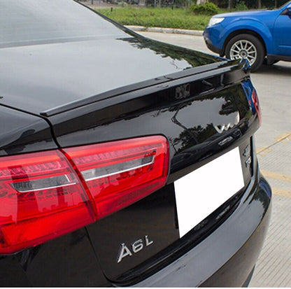 AUDI A6 4G C7 2011-2018 BERLINA SPOILER POSTERIORE SUL COFANO SLINE IN ABS AUTOELEGANCERICAMBI