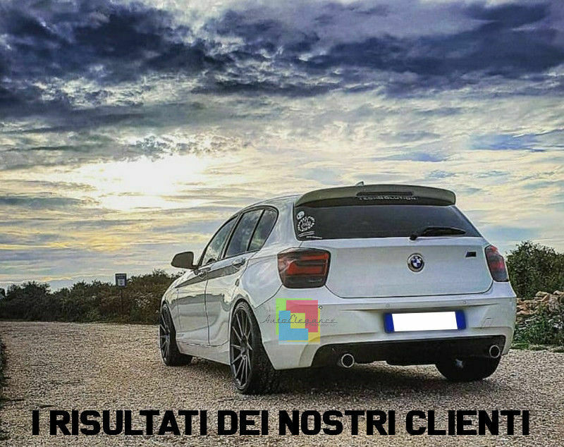 SPOILER POSTERIORE SUL TETTO BMW SERIE 1 F20 F21 2011+ LOOK M TECH IN ABS