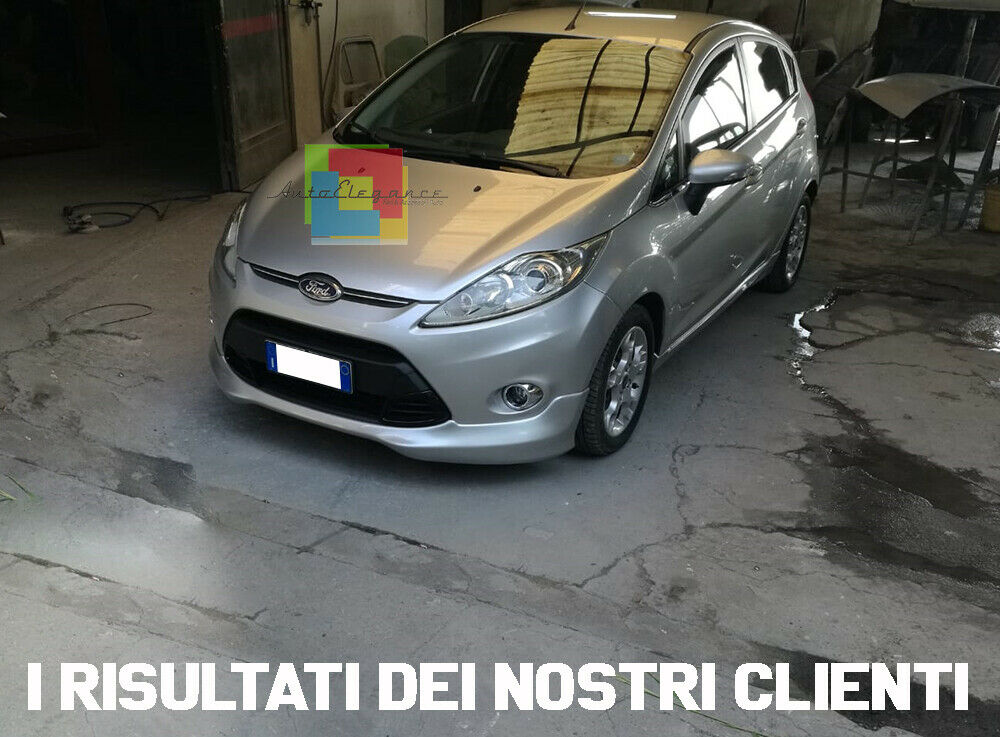 FORD FIESTA VI 2008-2012 SPOILER SOTTO PARAURTI ANTERIORE LOOK ST IN ABS