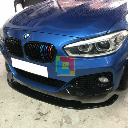SOTTO PARAURTI ANTERIORE BMW SERIE 1 F20 F21 2015-2018 SPLITTER NERO LUCIDO 0083